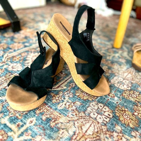 Clarks Collection Wedge Sandals S :10 - Picture 5 of 8